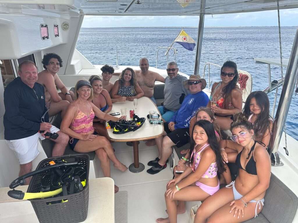 catamaran dive trip with BBQ lunch Bonaire