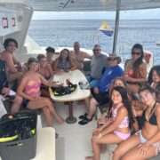 catamaran dive trip with BBQ lunch Bonaire