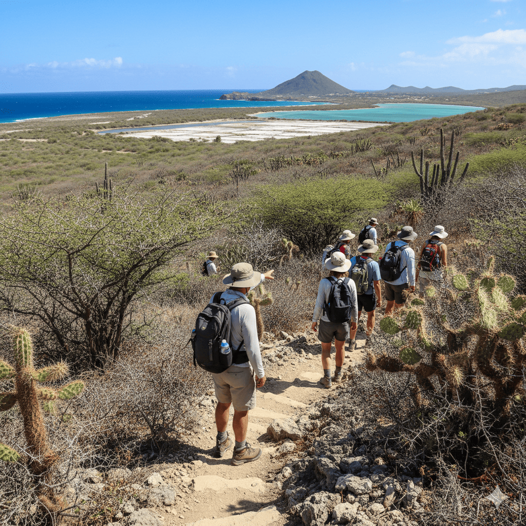 hiking on Bonaire