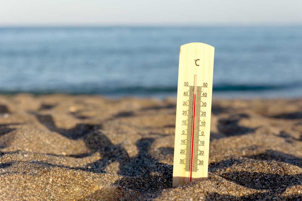 Temperatures in Bonaire are very high